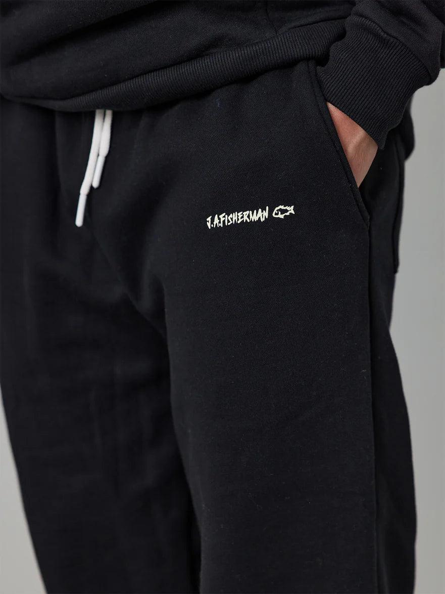 Just Another Fisherman - Stewart Trackpants - Black