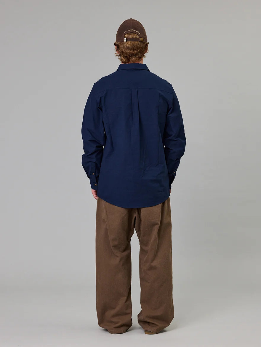 JUAT ANOTHER FISHERMAN - ANCHORAGE SHIRT - NAVY