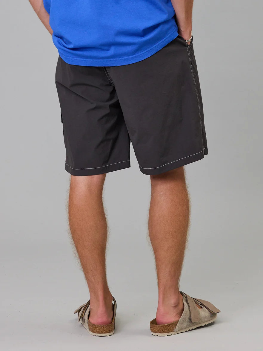 JUST ANOTHER FISHERMAN - KAHAWAI BOARDSHORTS - CHARCOAL