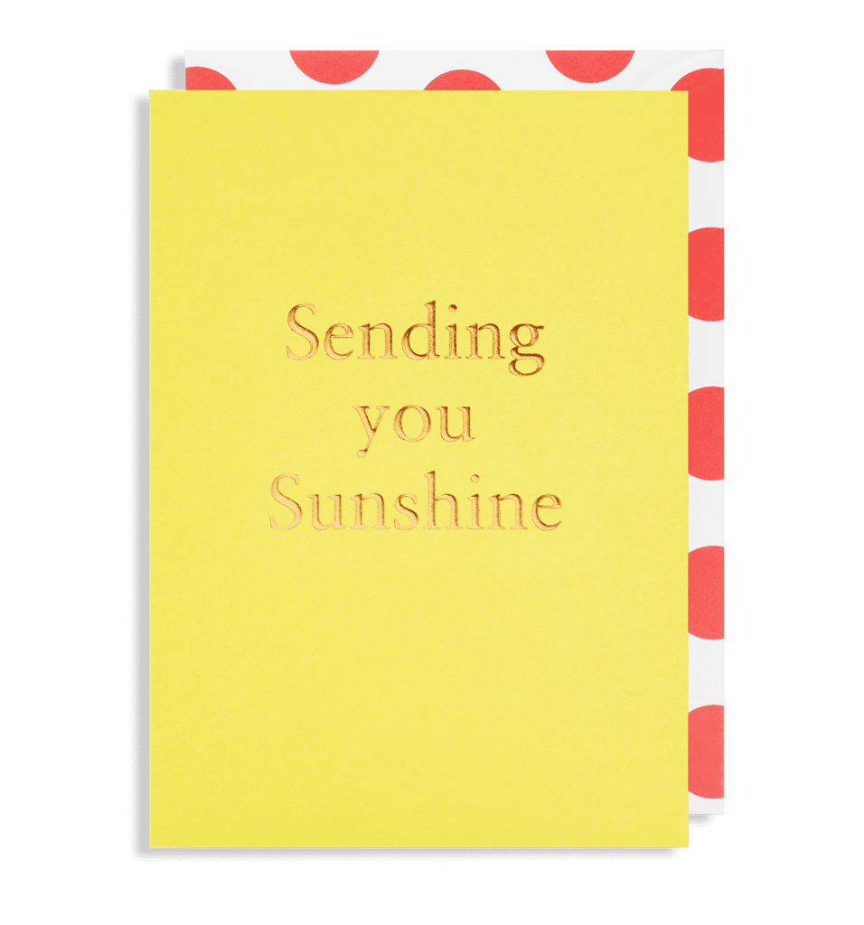CARD - SENDING YOU SUNSHINE