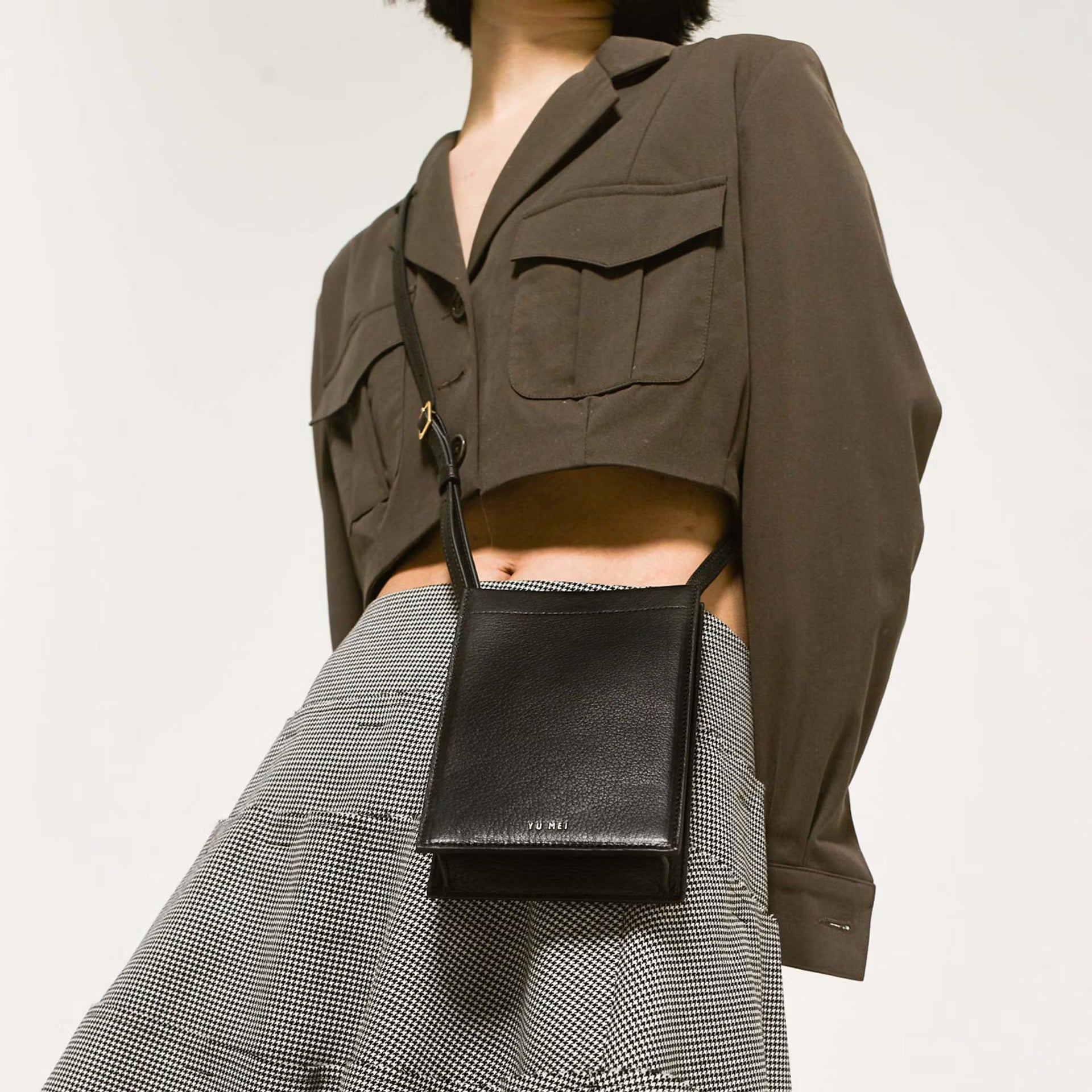 Yu Mei - Georgie Bag - Black Lamb
