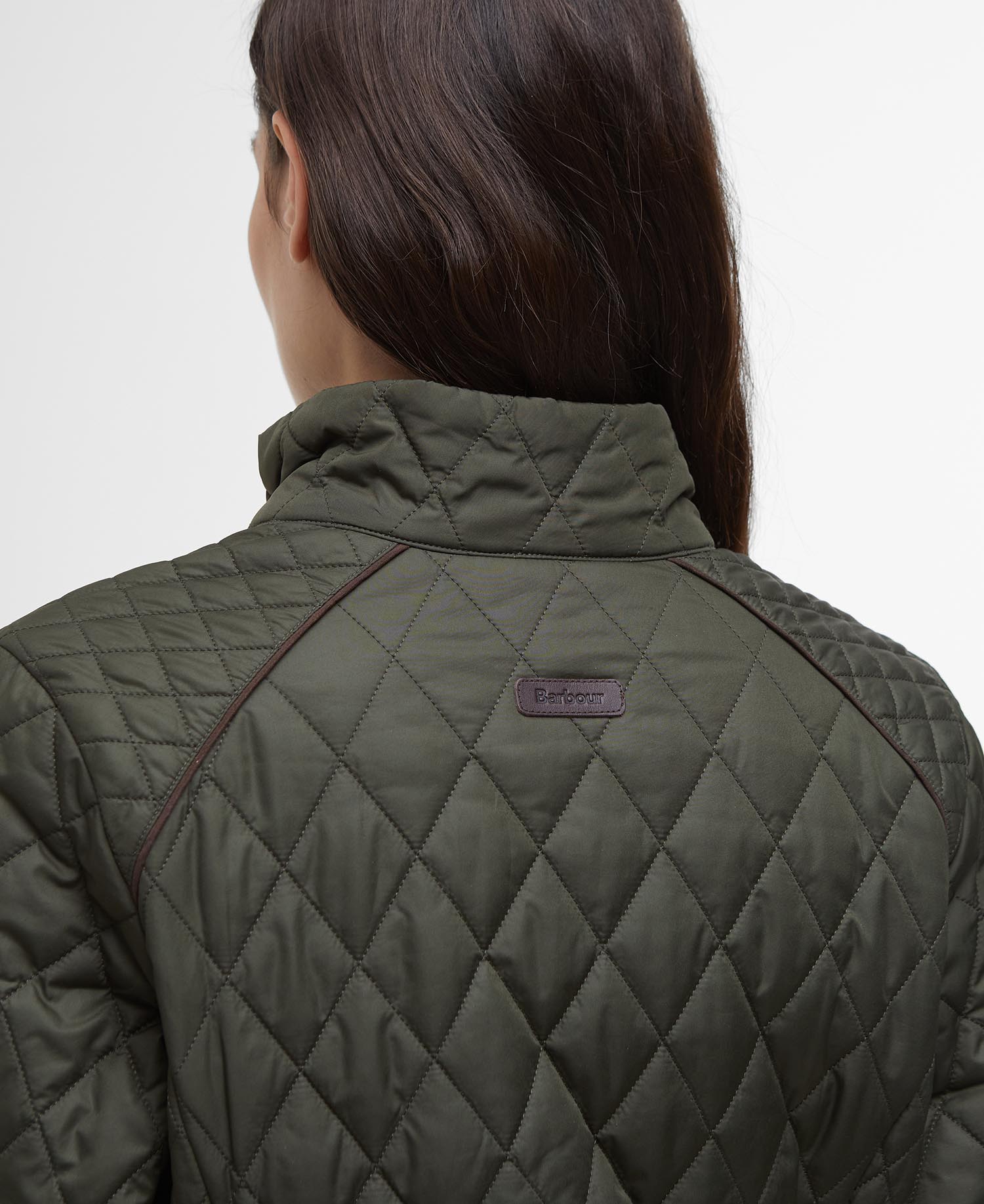 Barbour - Crawford Cavalry Quilted Jacket - Olive/Ancient Tartan