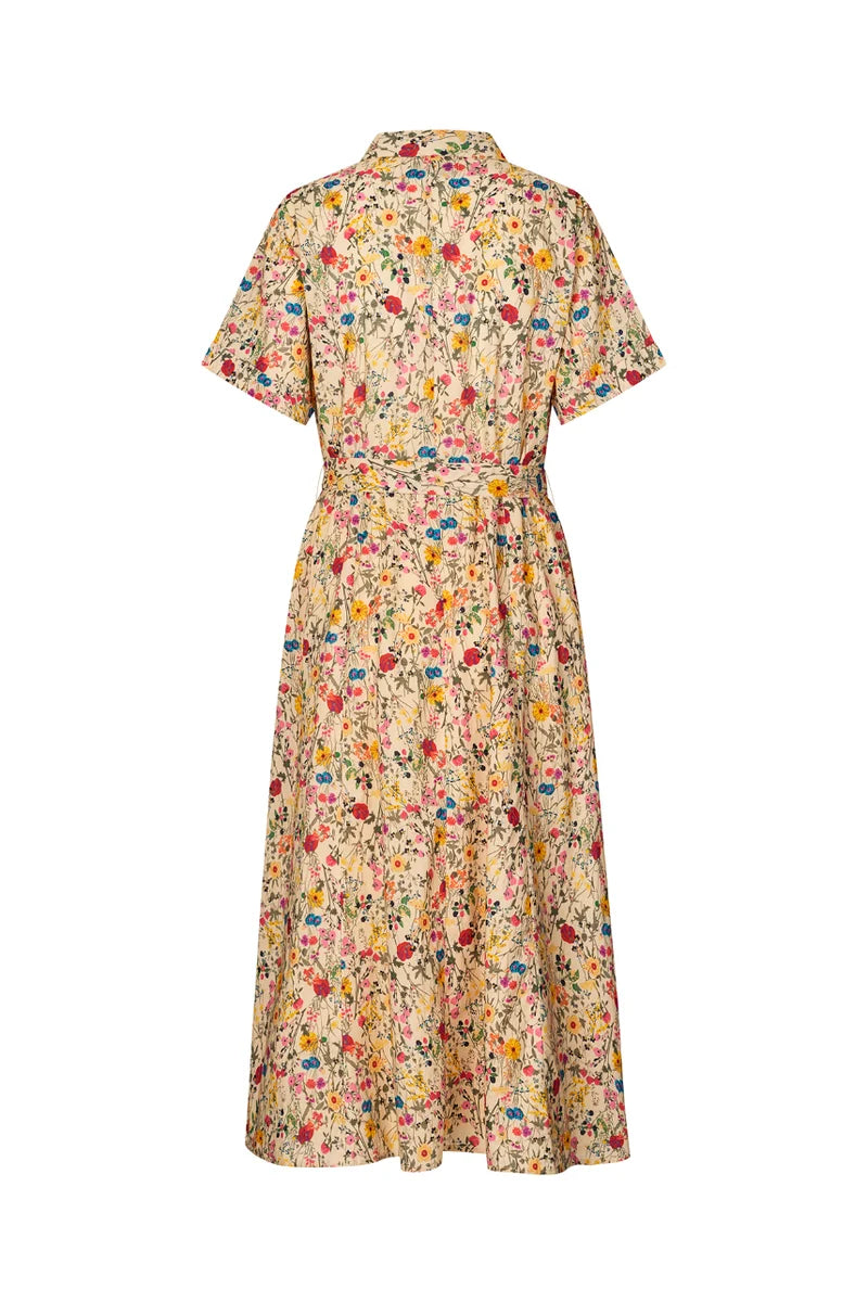 LOLLYS LAUNDRY - BLAKE MIDI DRESS - FLOWER PRINT