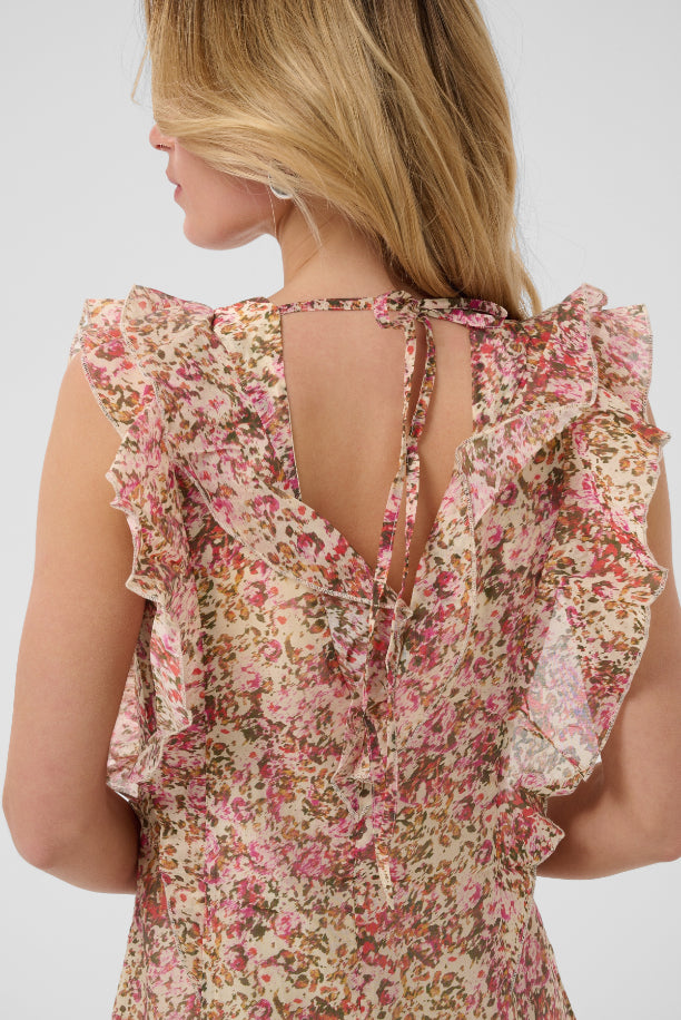 SAINT TROPEZ - RAINIE DRESS - BALLERINA BRUSHED BLOOM