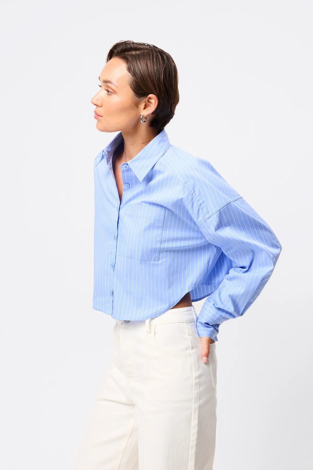 Mossman - Repeat After Me Cropped Shirt