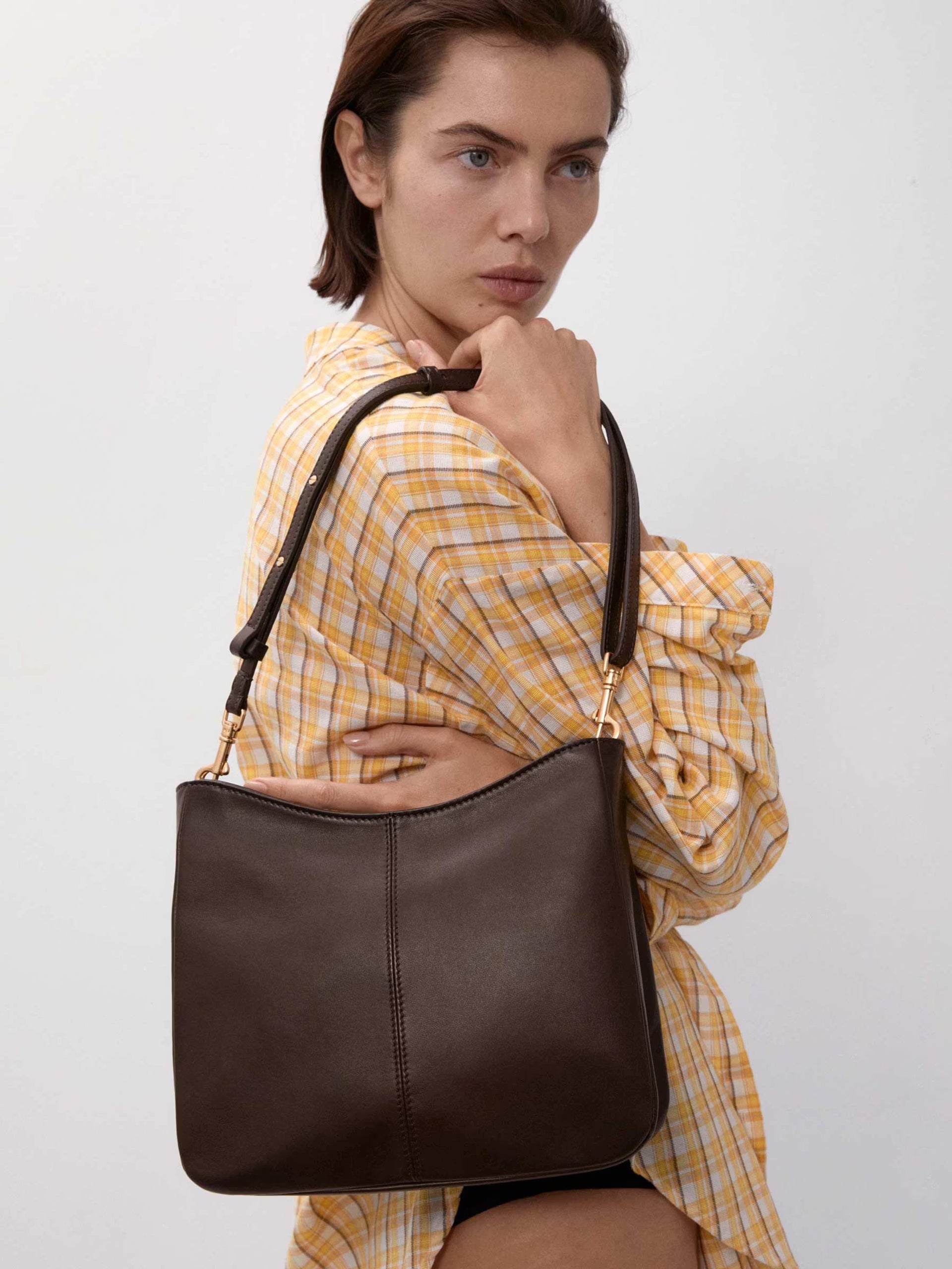 Yu Mei - Joan Bag - Molasses Lambskin