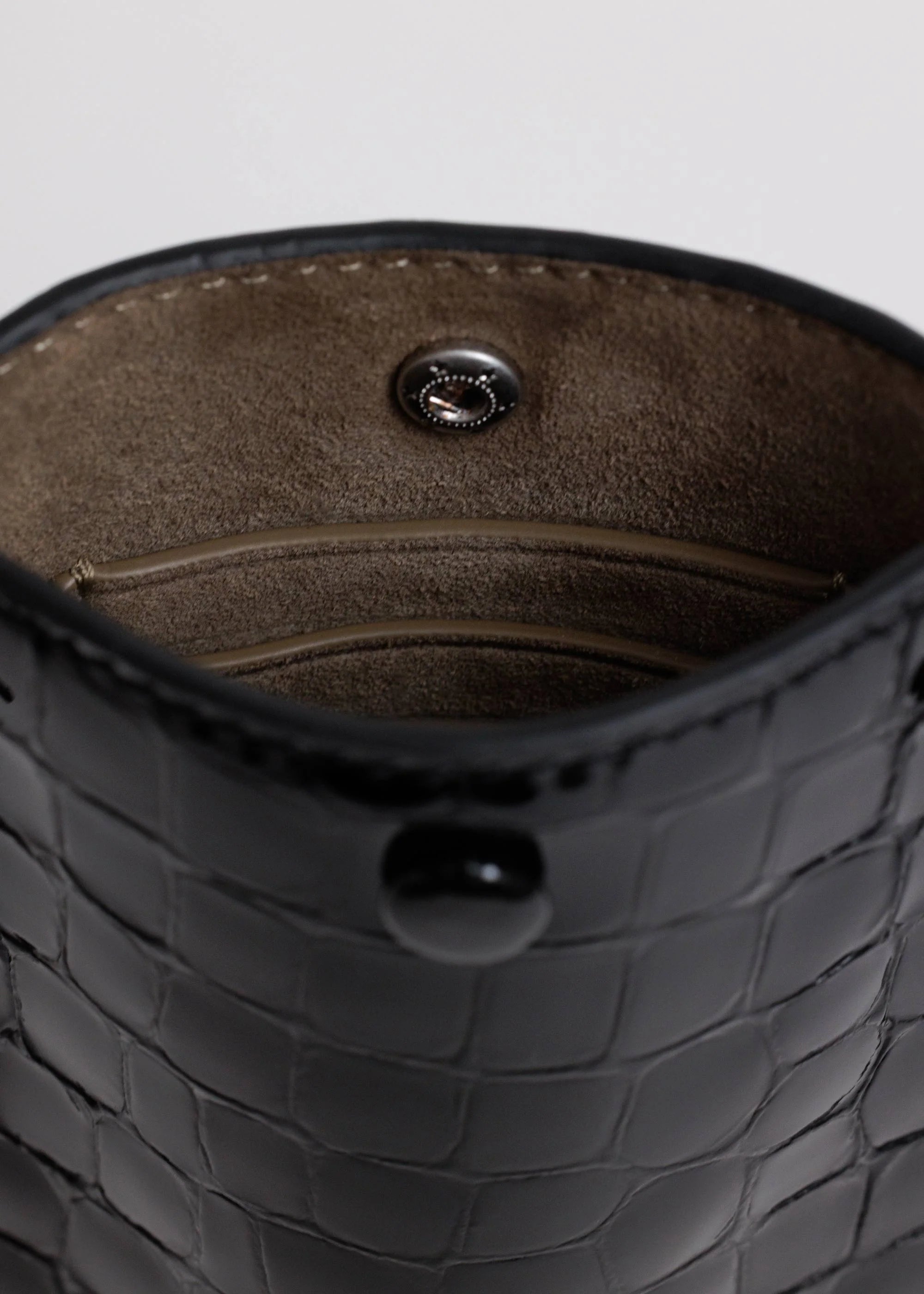 Yu Mei - Luci Bag - Black Croc