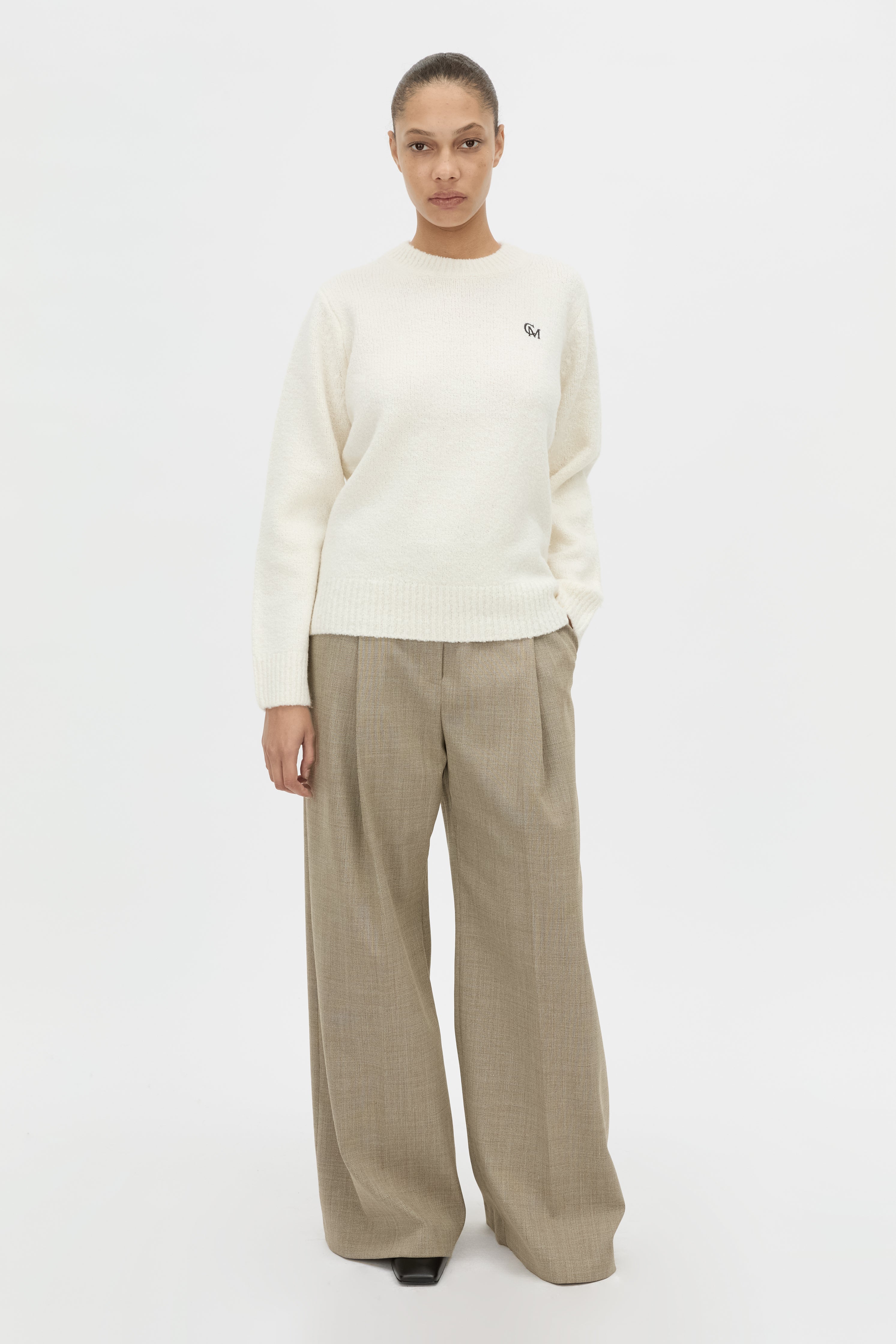 Camilla & Marc - Atlas Knit Sweater - Cream/Chocolate