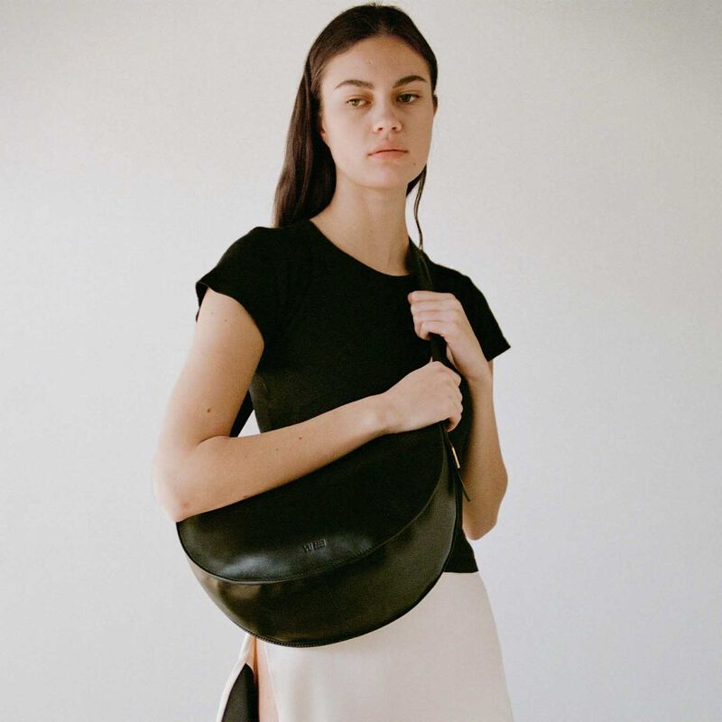 Yu Mei - Antonia Bag - Black Lamb