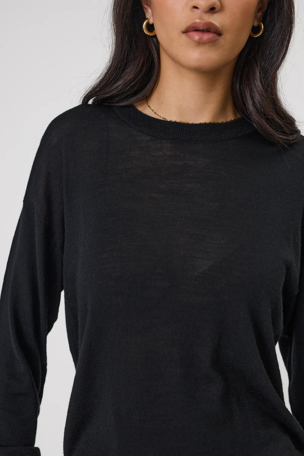 Marlow - Alto Merino Crew - Black