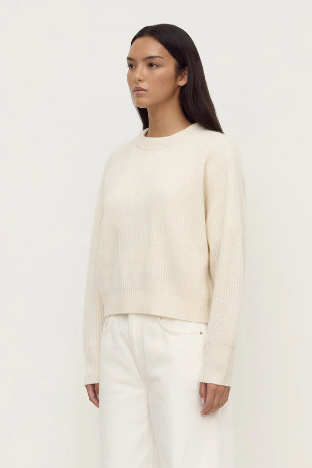 Assembly Label - Amerie Cashmere Knit Jumper - White