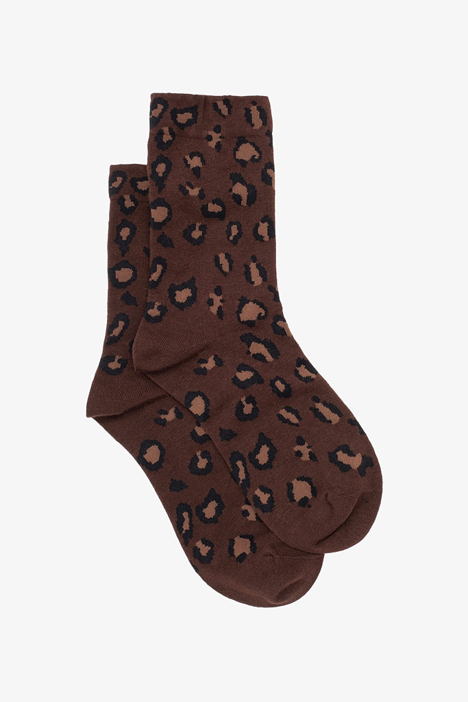Antler - Leopard Print Sock