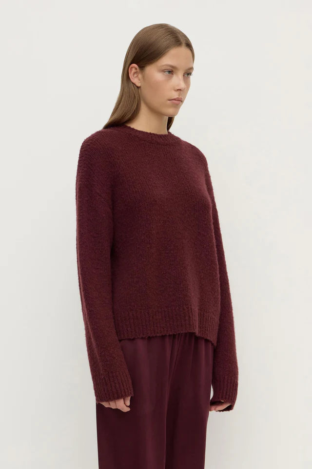 Assembly Label - Ariel Knit - Merlot
