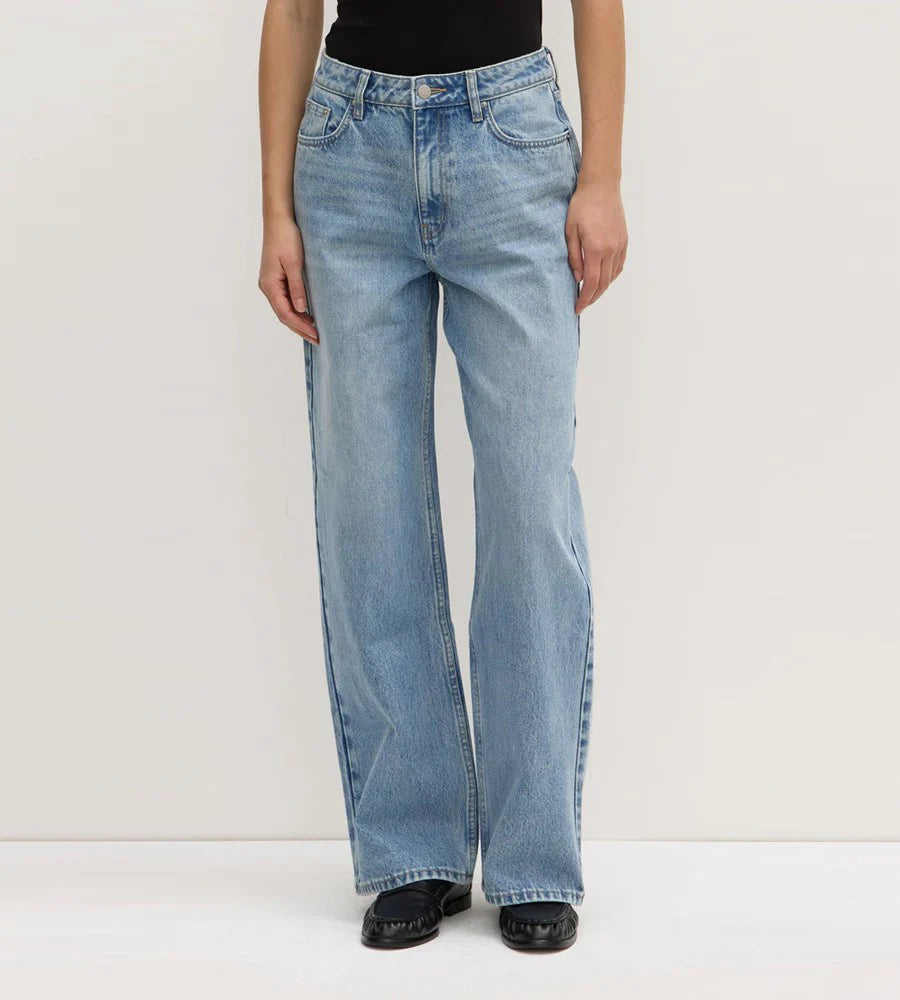 Assembly Label - Womens Relaxed Jean - Indigo Blue