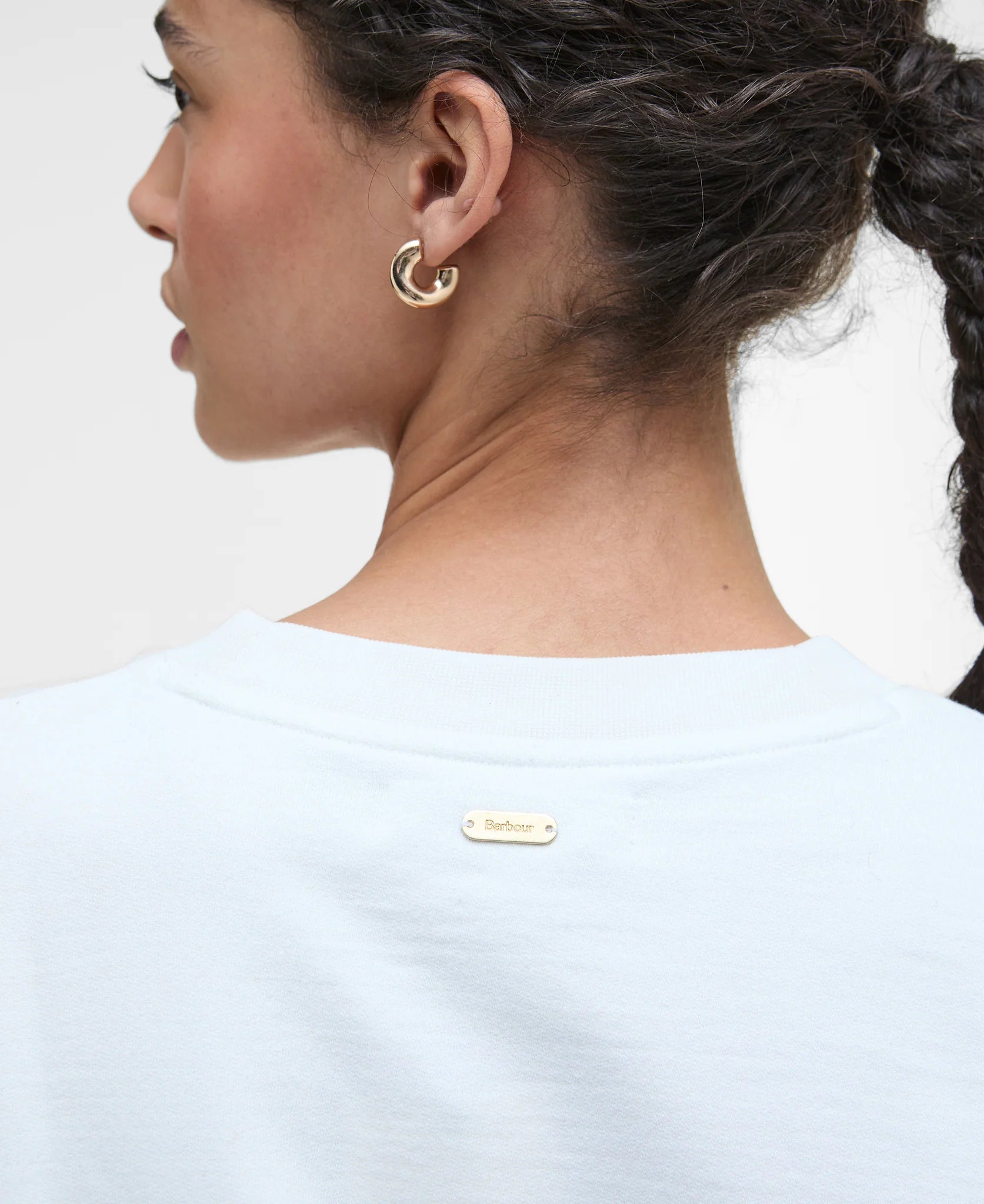 Barbour - Faye Sweatshirt - Cloud/Navy Stripe