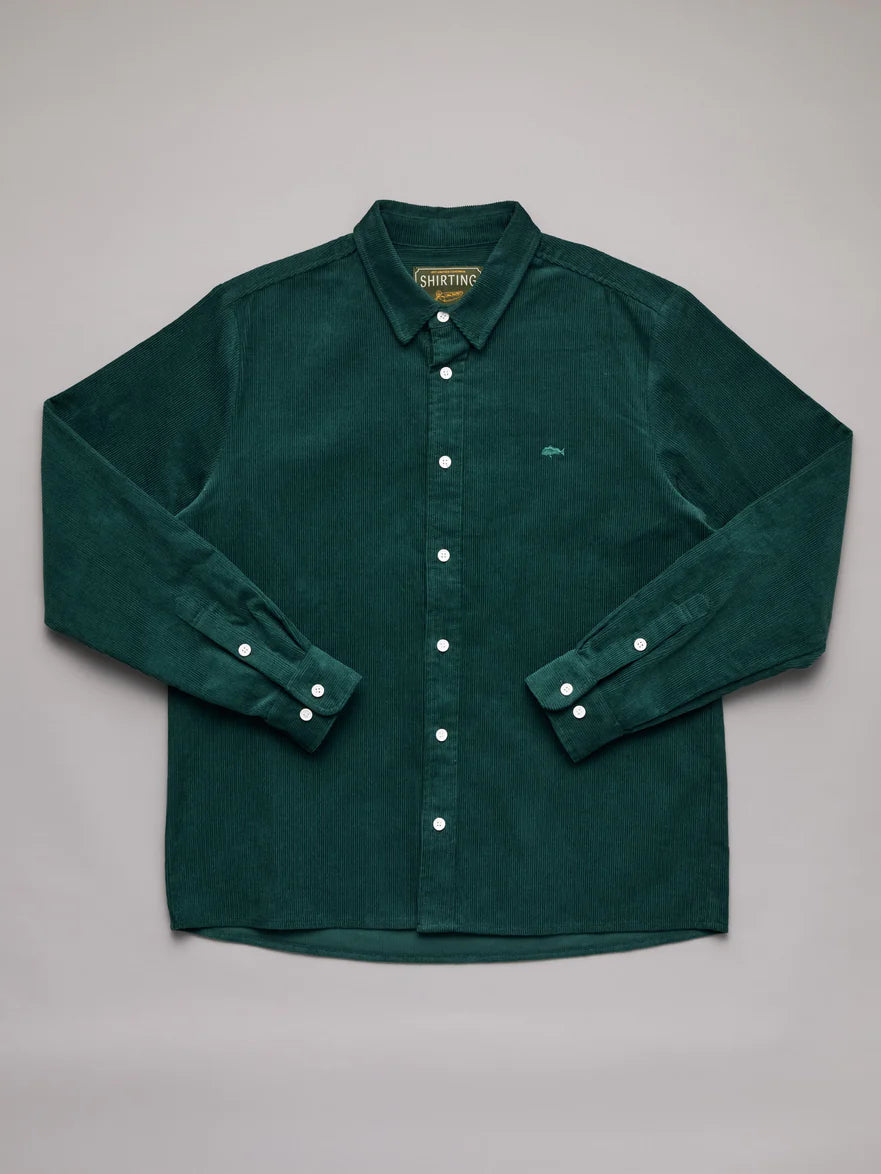 Just Another Fisherman - Boxy Ripple Shirt - Green