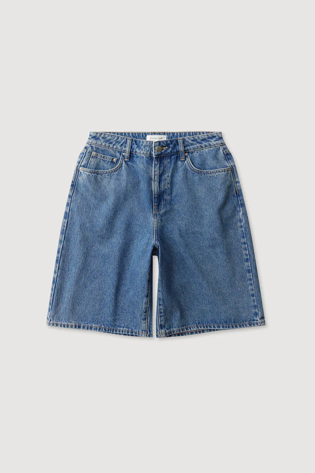 Assembly Label - Bermuda Denim Short - Dark Stone