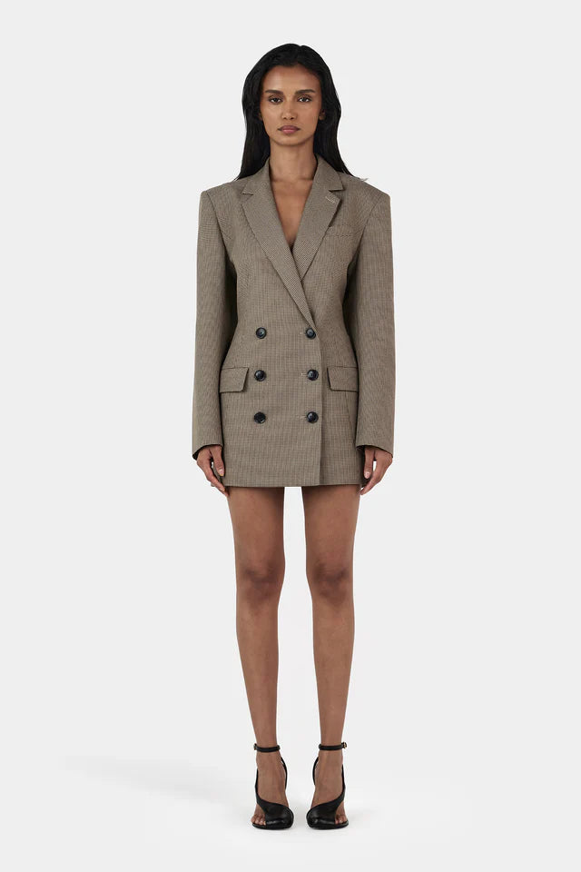 Hansen & Gretel - Callum Blazer Dress - Chestnut