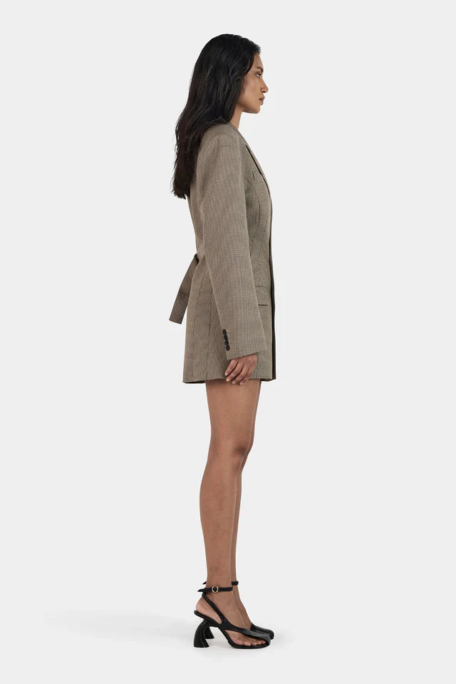 Hansen & Gretel - Callum Blazer Dress - Chestnut