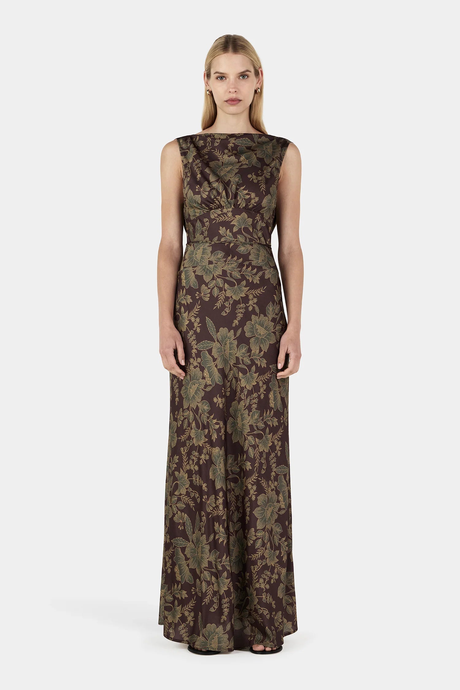 Hansen & Gretel - Clara Bias Dress Gilded Garden