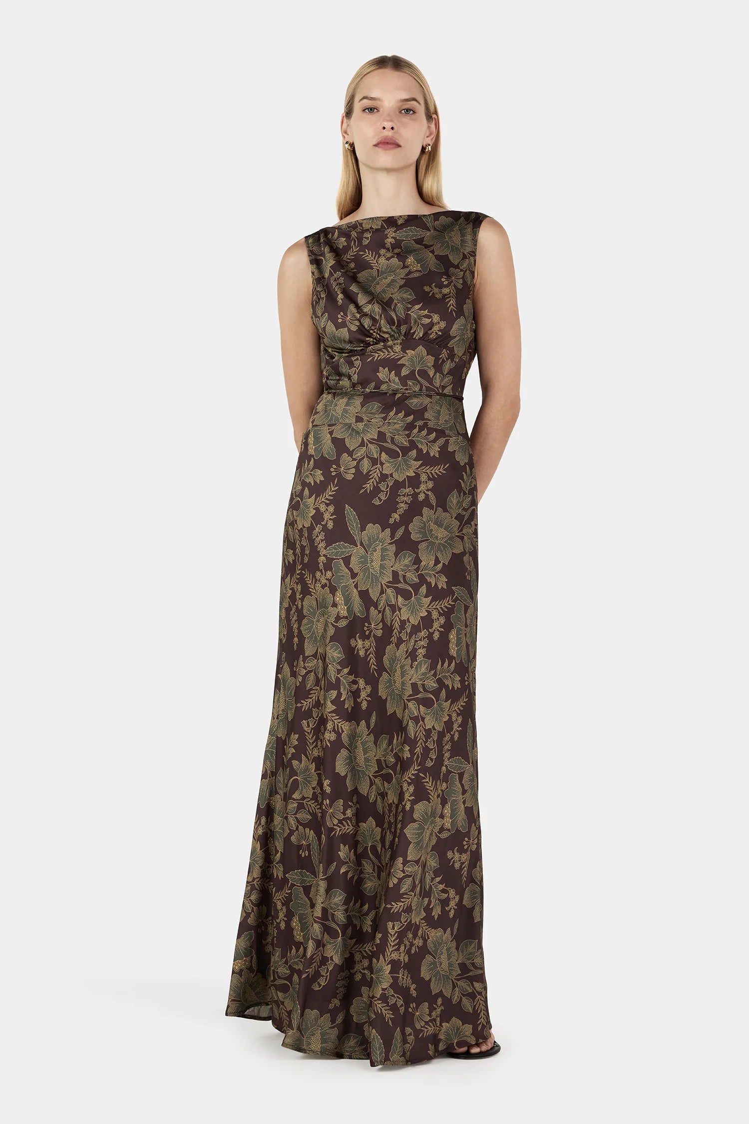 Hansen & Gretel - Clara Bias Dress Gilded Garden