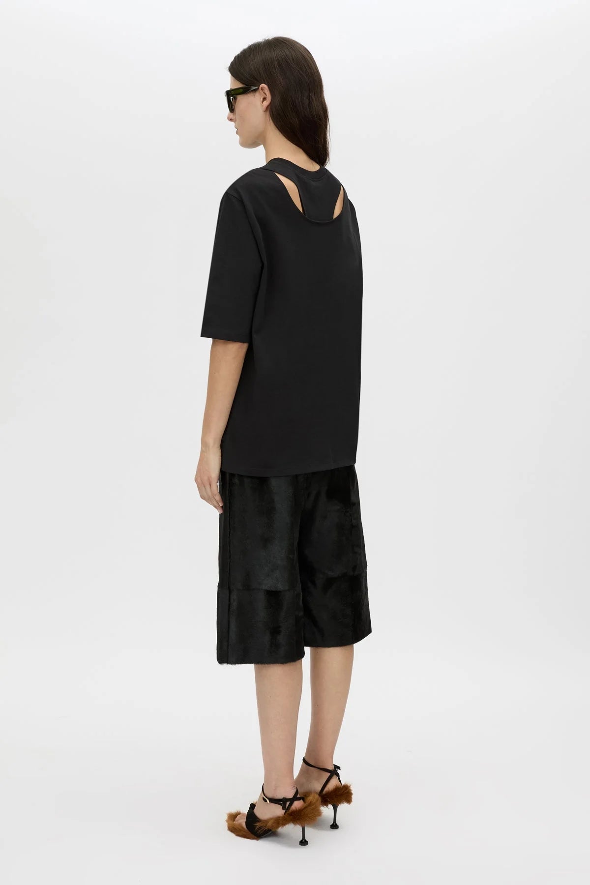 Camilla and Marc - Briar Cut Out Tee - Black