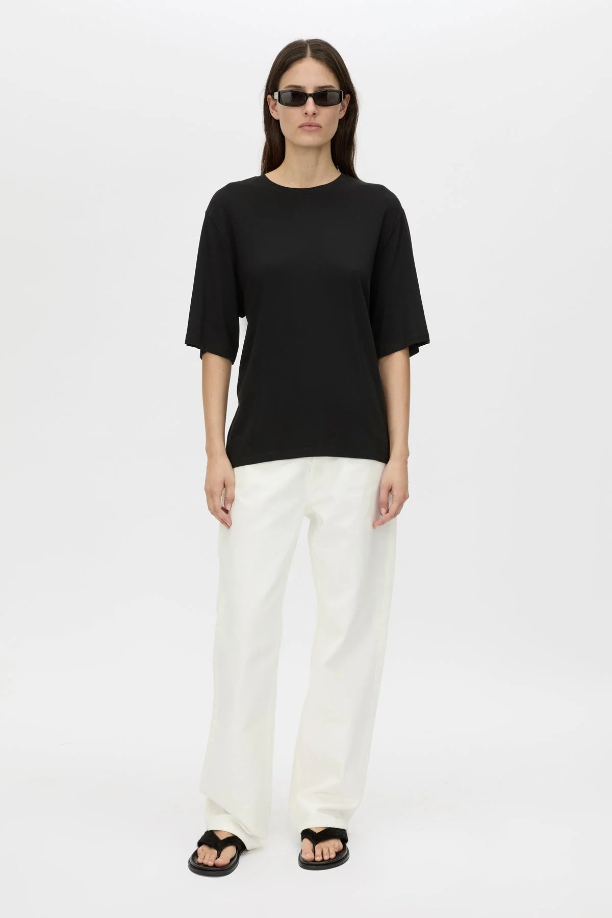 Camilla and Marc - Felton Drapped Back Tee - Black