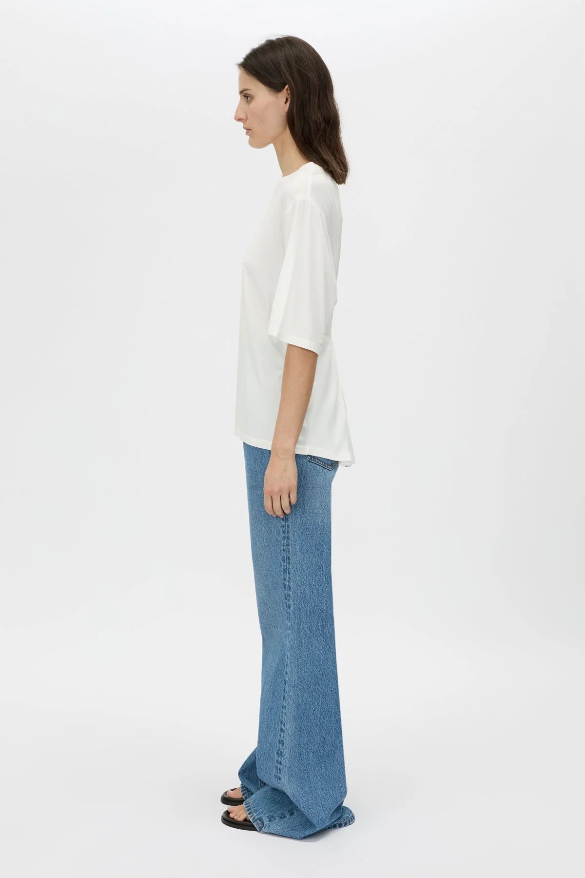 Camilla and Marc - Felton Draped Tee - White