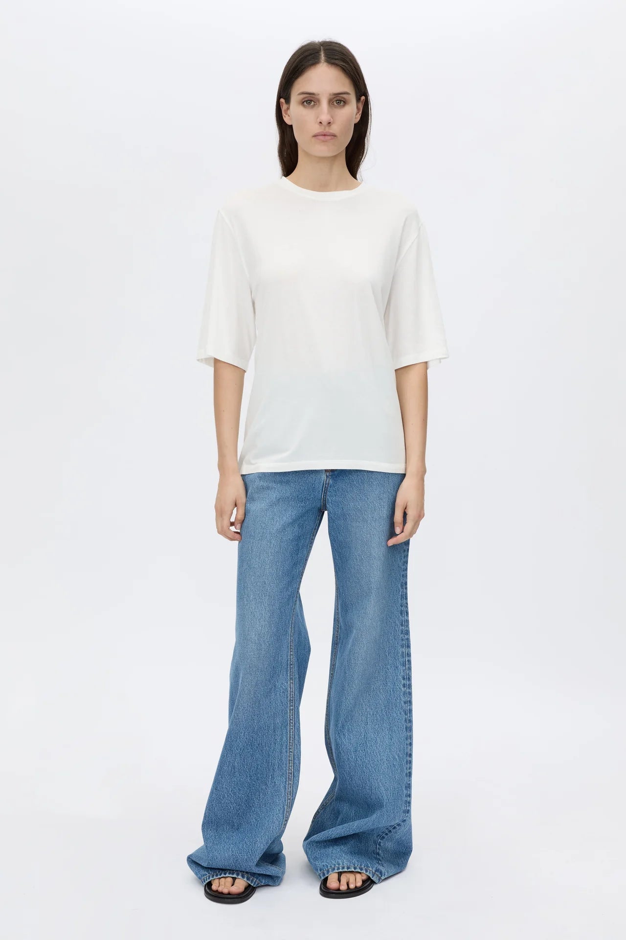 Camilla and Marc - Felton Draped Tee - White