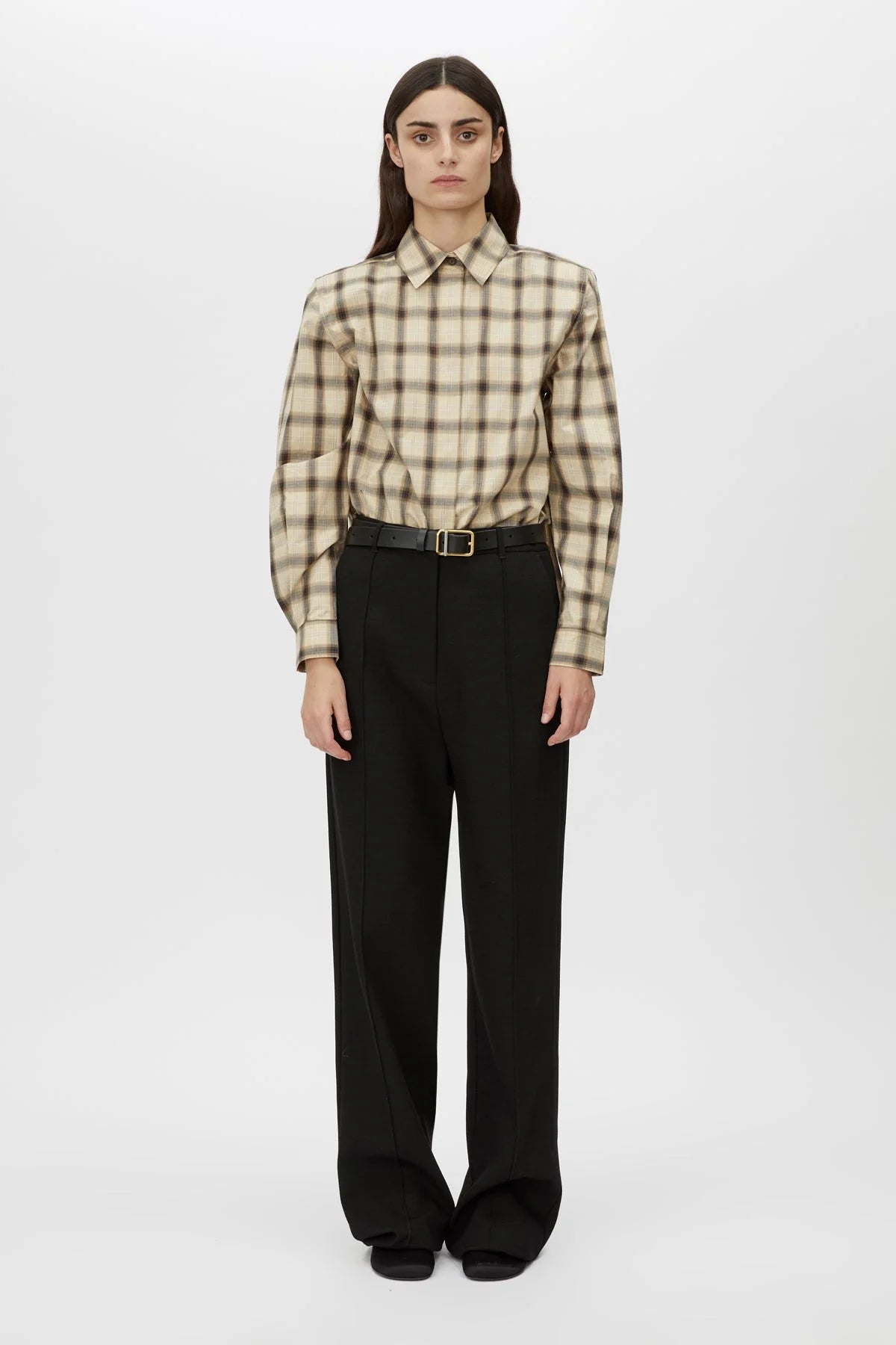 Camilla and Marc - Pasphae Check Shirt - Ivory Check
