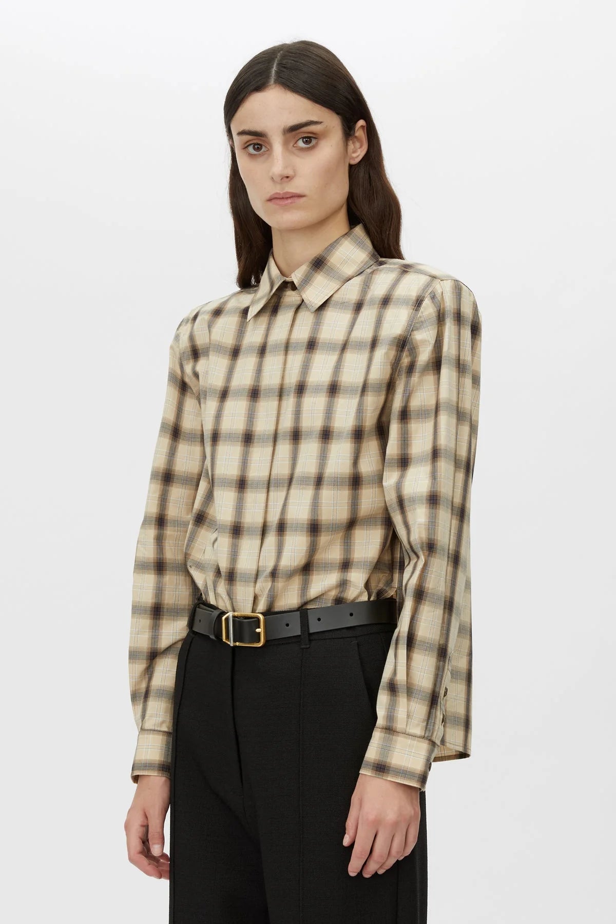 Camilla and Marc - Pasphae Check Shirt - Ivory Check