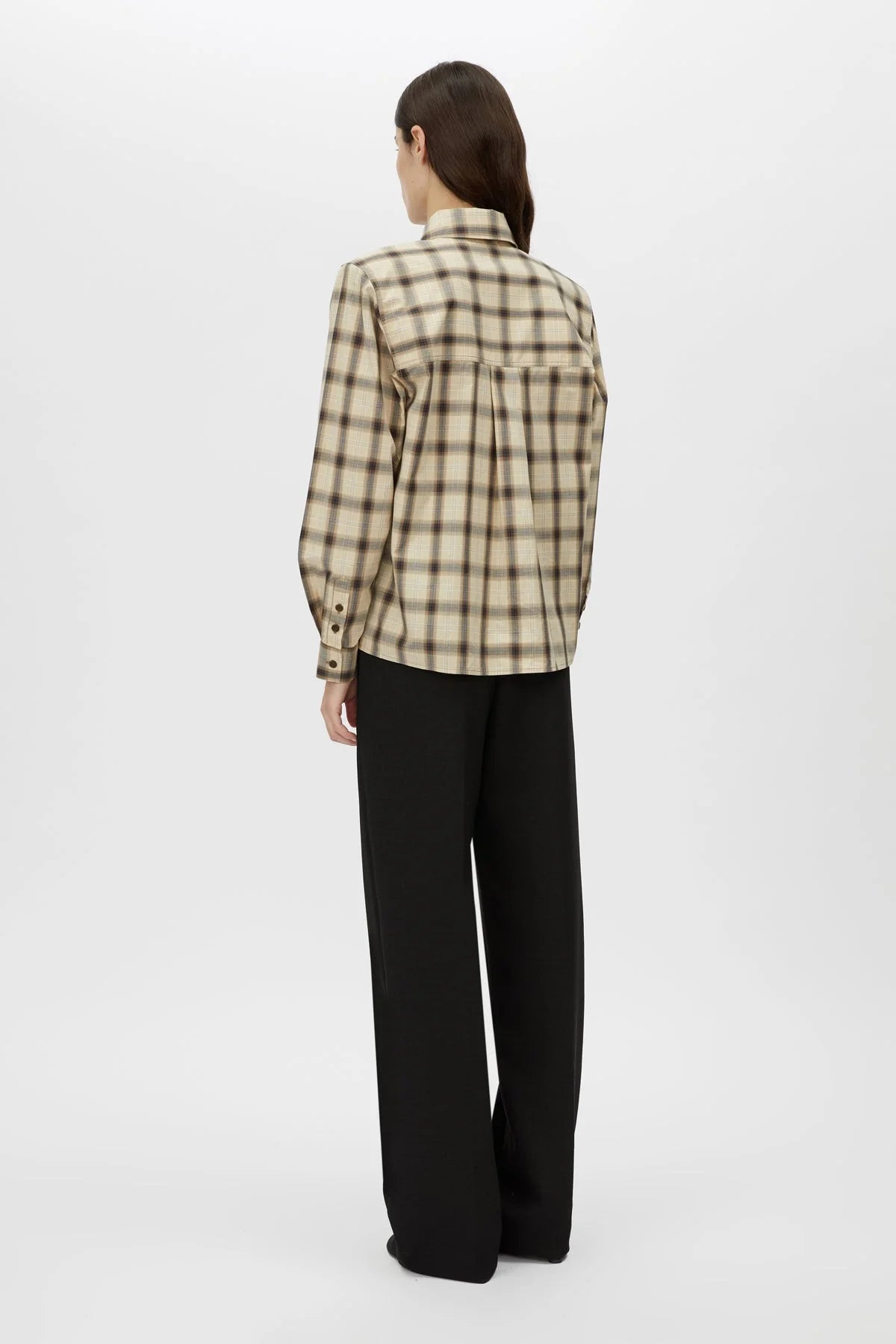 Camilla and Marc - Pasphae Check Shirt - Ivory Check