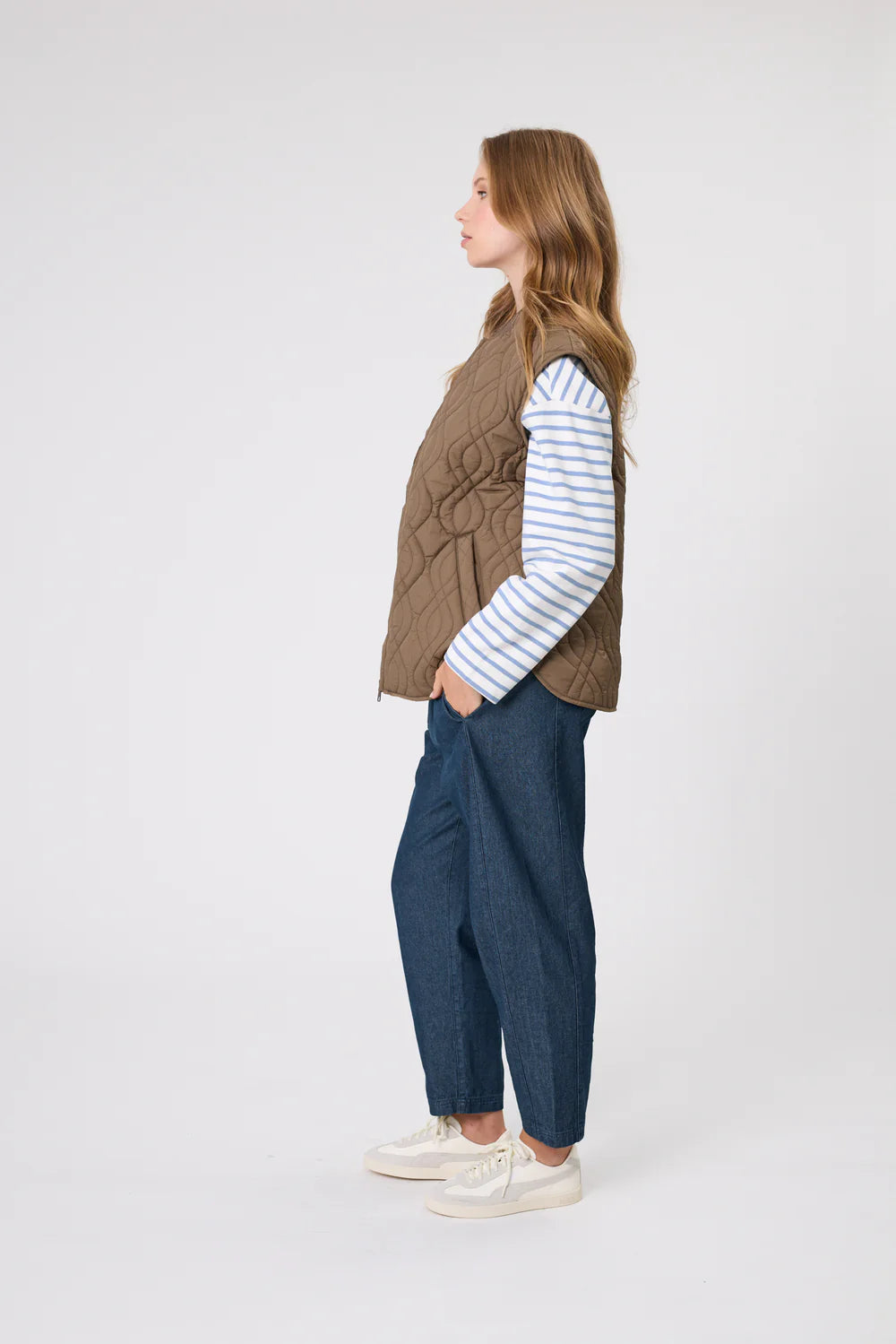 Marlow - Colorado Quilted Vest - Mocha