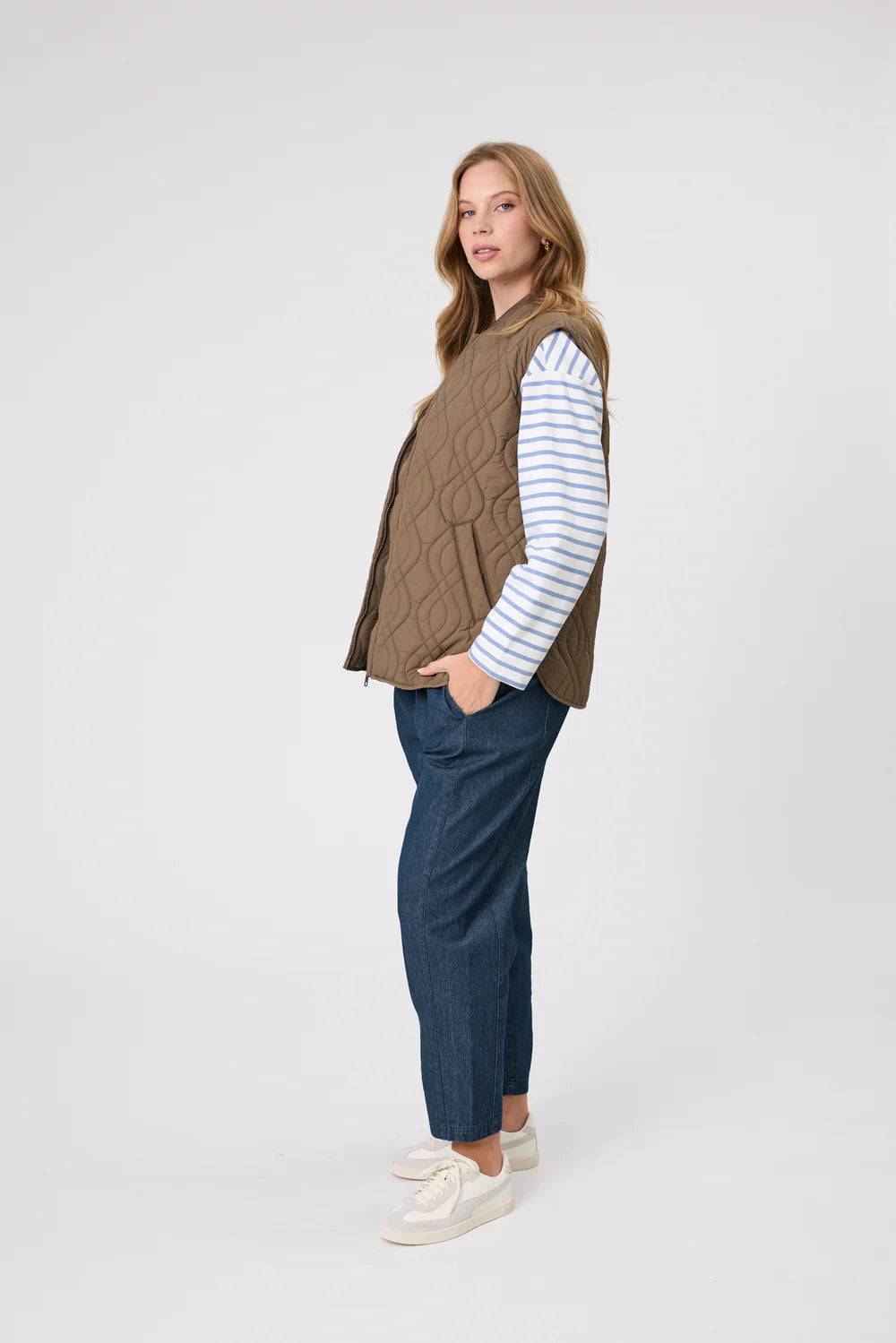 Marlow - Colorado Quilted Vest - Mocha