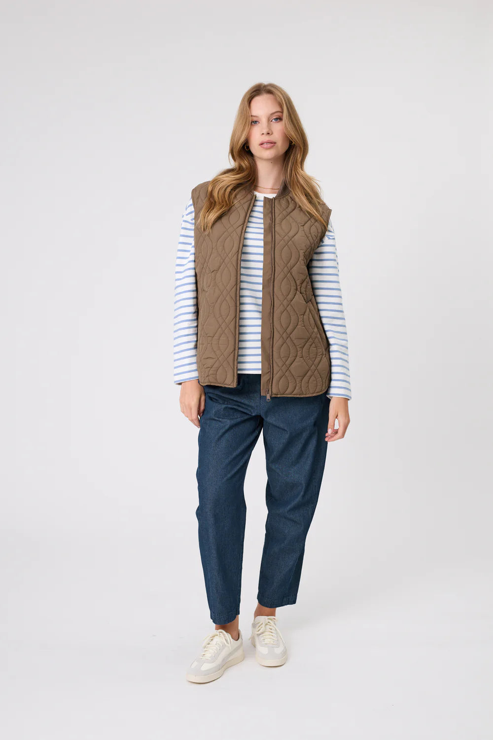 Marlow - Colorado Quilted Vest - Mocha