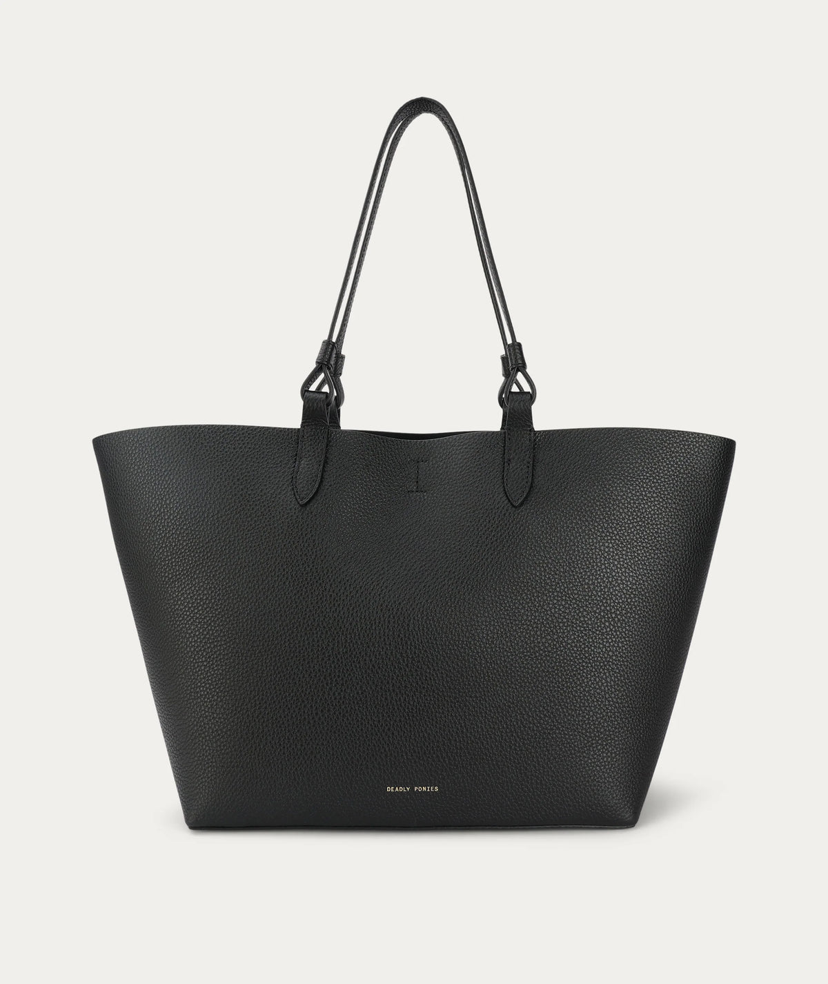 DEADLY PONIES - LARGE BANDIT TOTE - BLACK