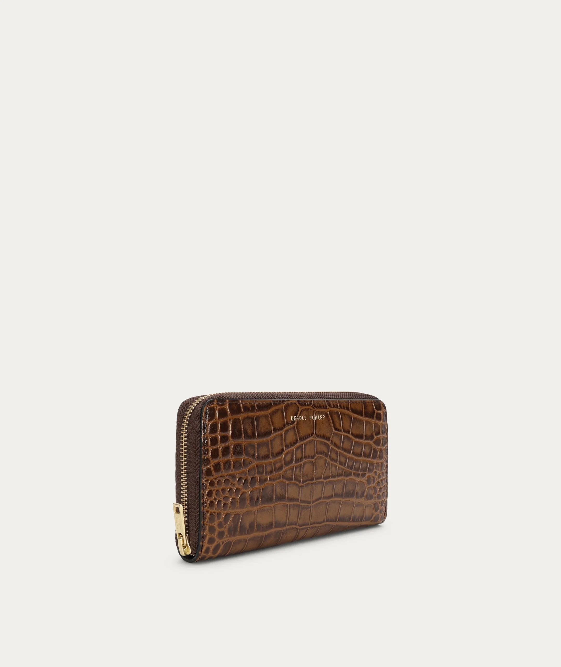 Deadly Ponies - Maxi Wallet - Toffee Croc