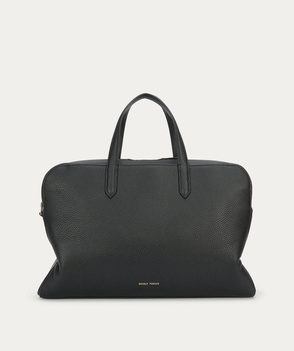 DEADLY PONIES - ZORRO BRIEFCASE - BLACK/BRASS