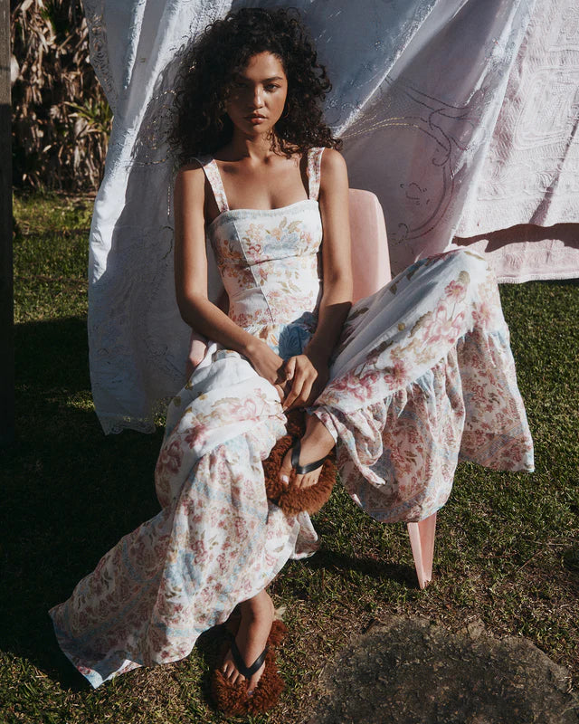 Hansen & Gretel - Elsa Linen Maxi Dress