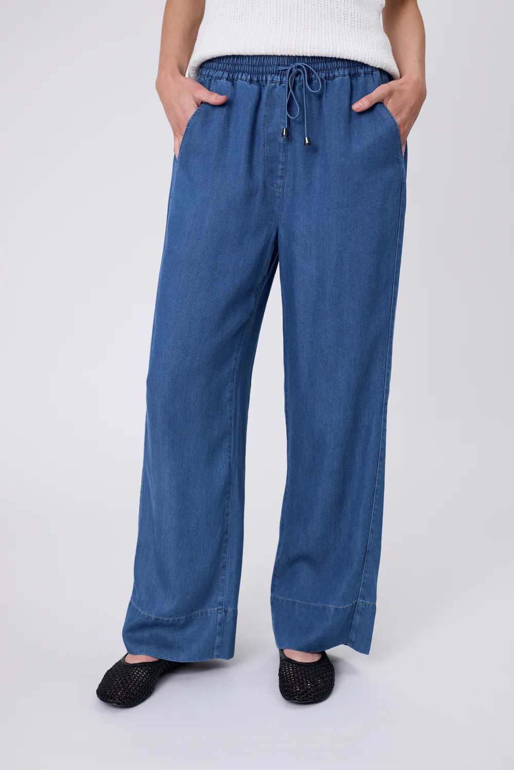 Marlow - Fresco Pant - Mid Wash