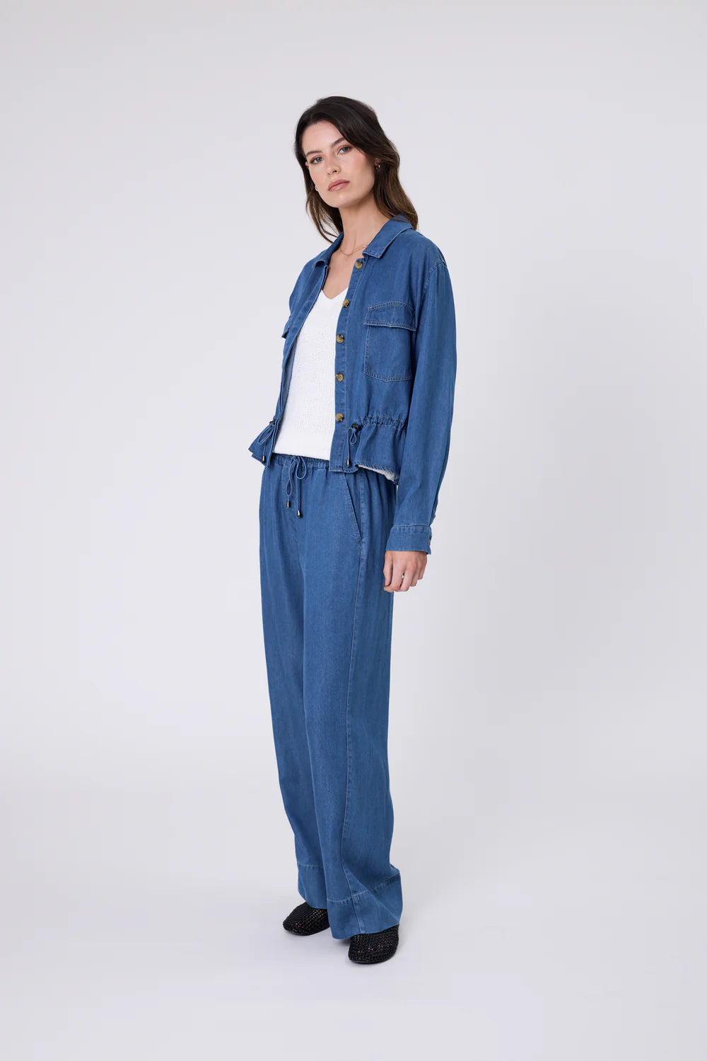 Marlow - Fresco Pant - Mid Wash