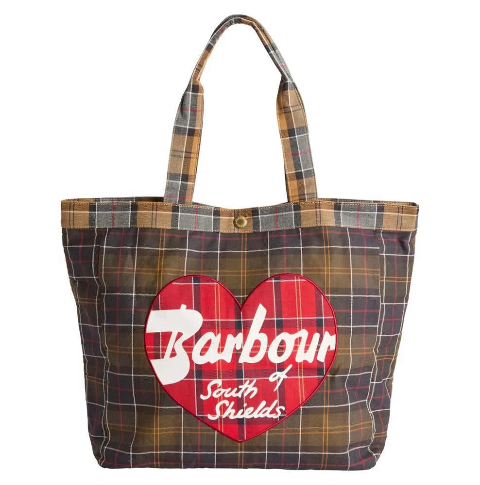 BARBOUR - HEART TOTE BAG