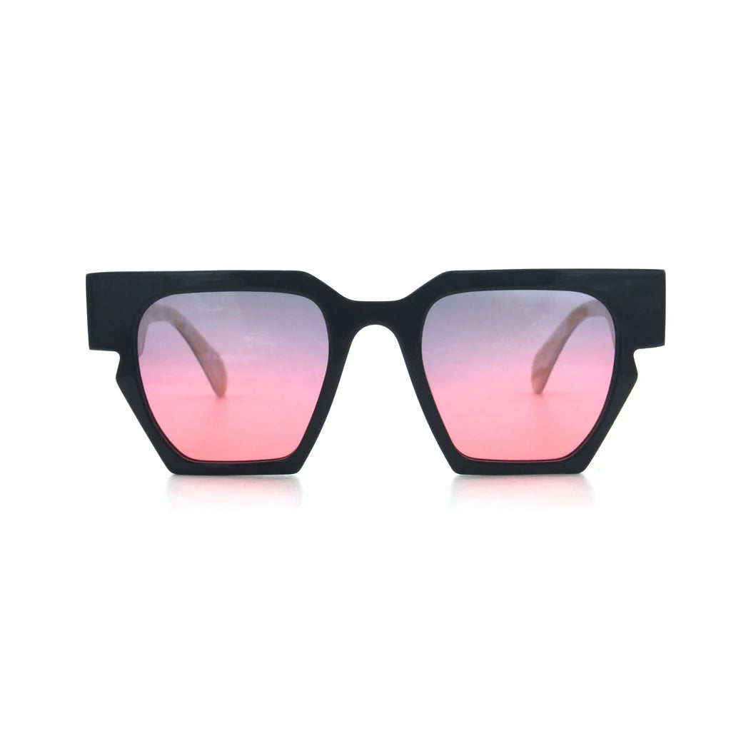 Age Eyewear - Homage Black - Black-Red Lens