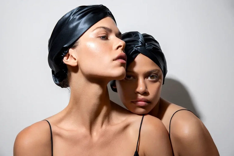 Slip - Pure Silk Turban - Black