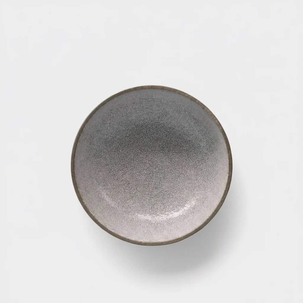 NAIBU - CRAZED GREY DEEP SERVING BOWL