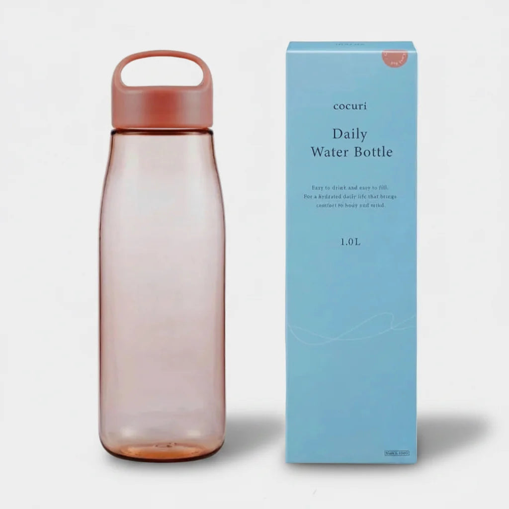 NAIBU - CORAL RED WATER BOTTLE - 1L
