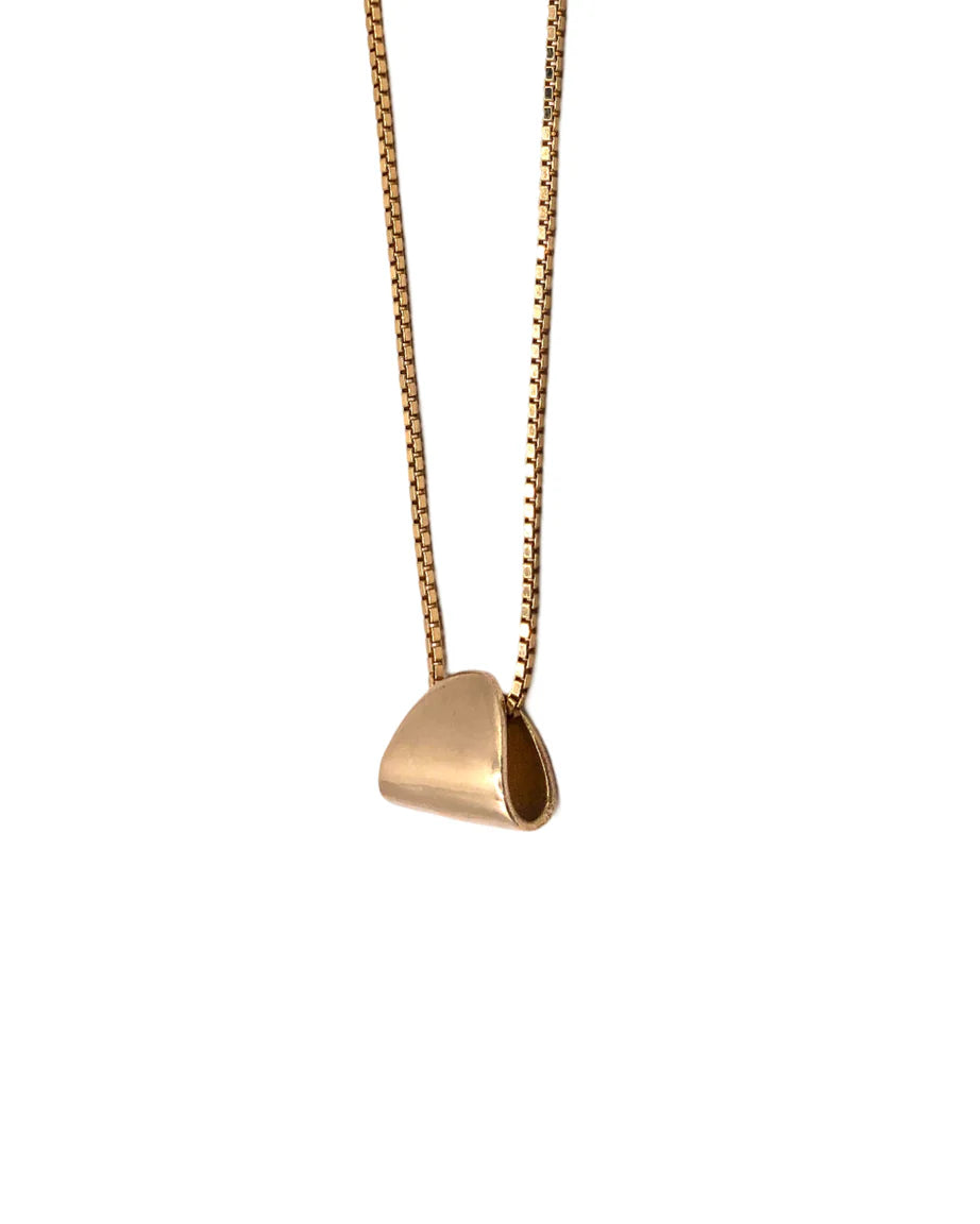 Rachel Stichbury - Wrapped Necklace - Gold Plated - 60cm Chain