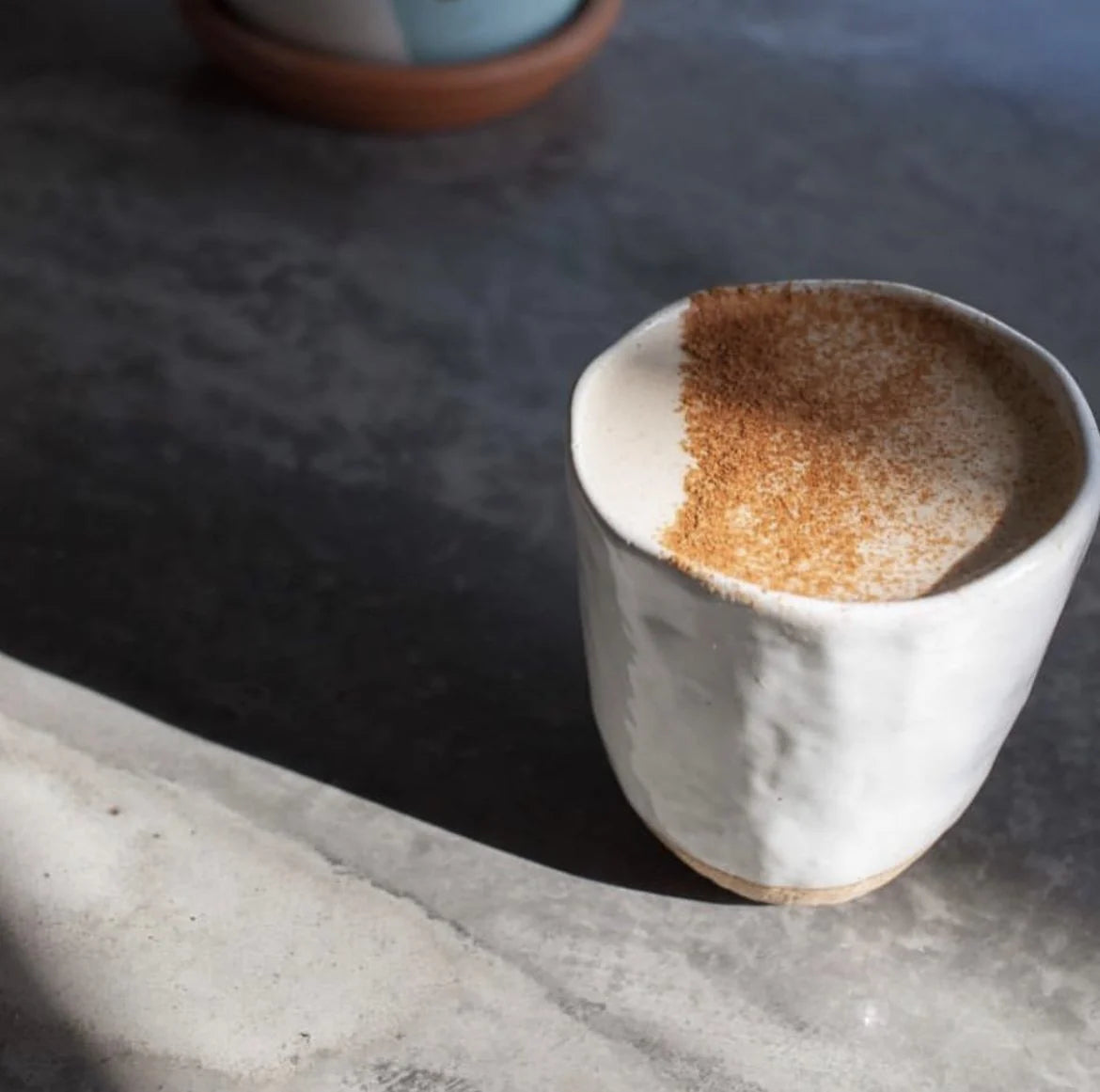 NAIBU - White Lopsided Large Mug