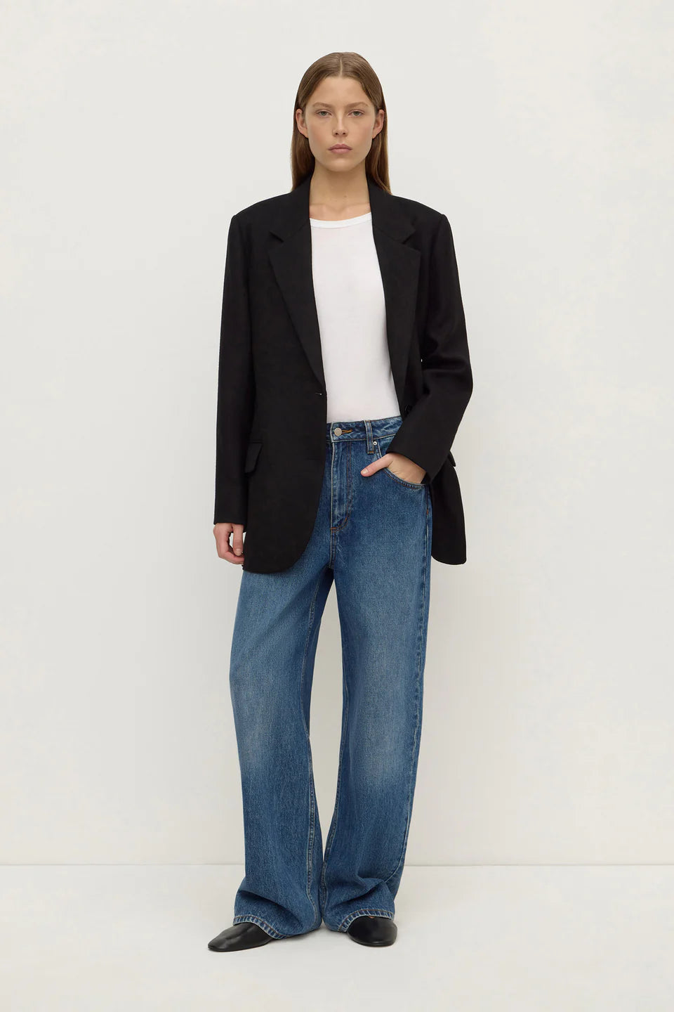 Assembly Label - Isabel Blazer - Black