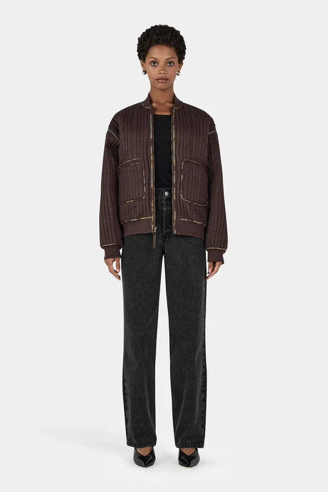 Hansen & Gretel - Jai Reversable Quilted Bomber